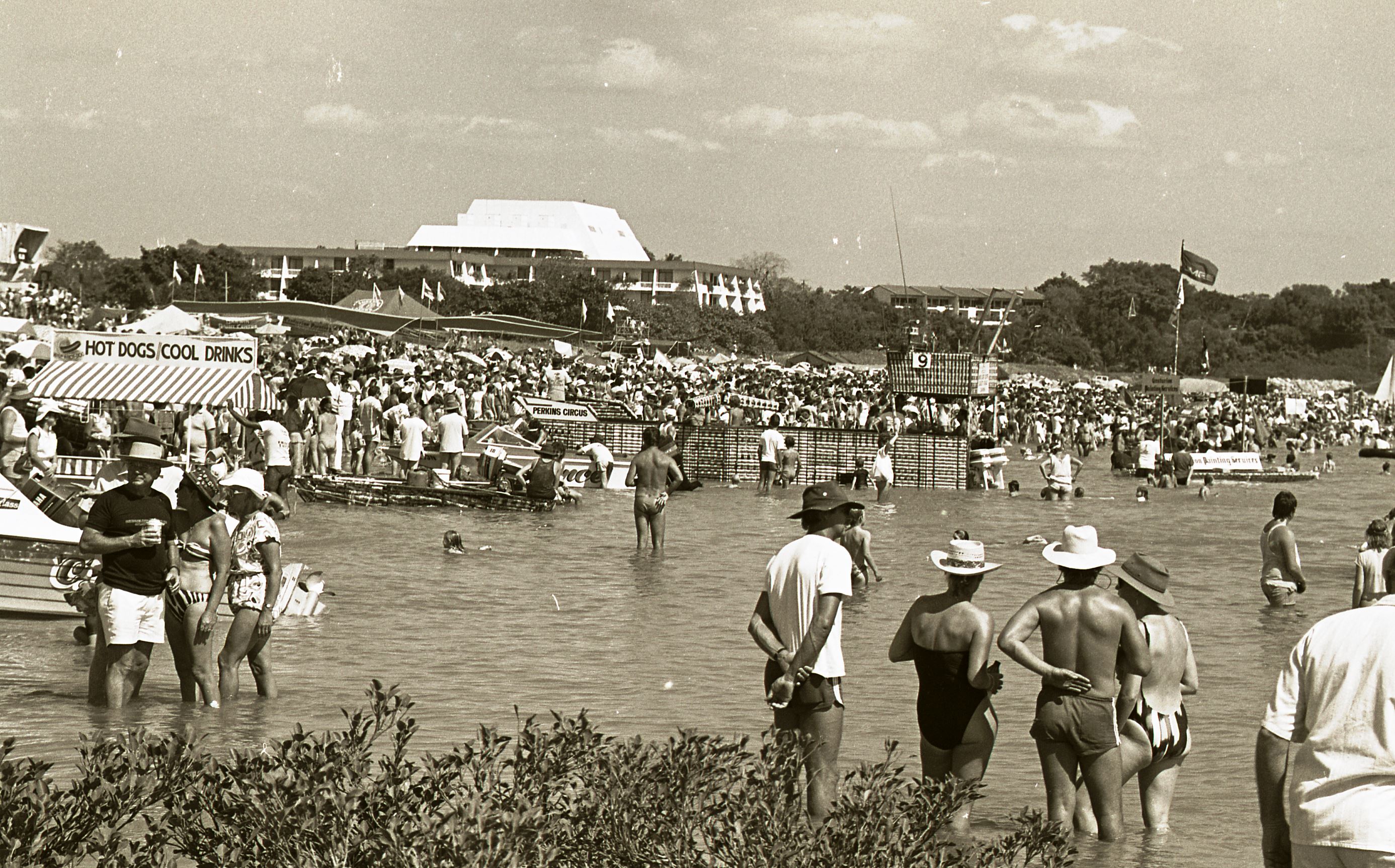 [Beer Can Regatta, 7 June 1987] <br />Image courtesy of Northern Territory Archives Service, Department of Chief Minister, NTRS 3823, Item BW2637, 5.