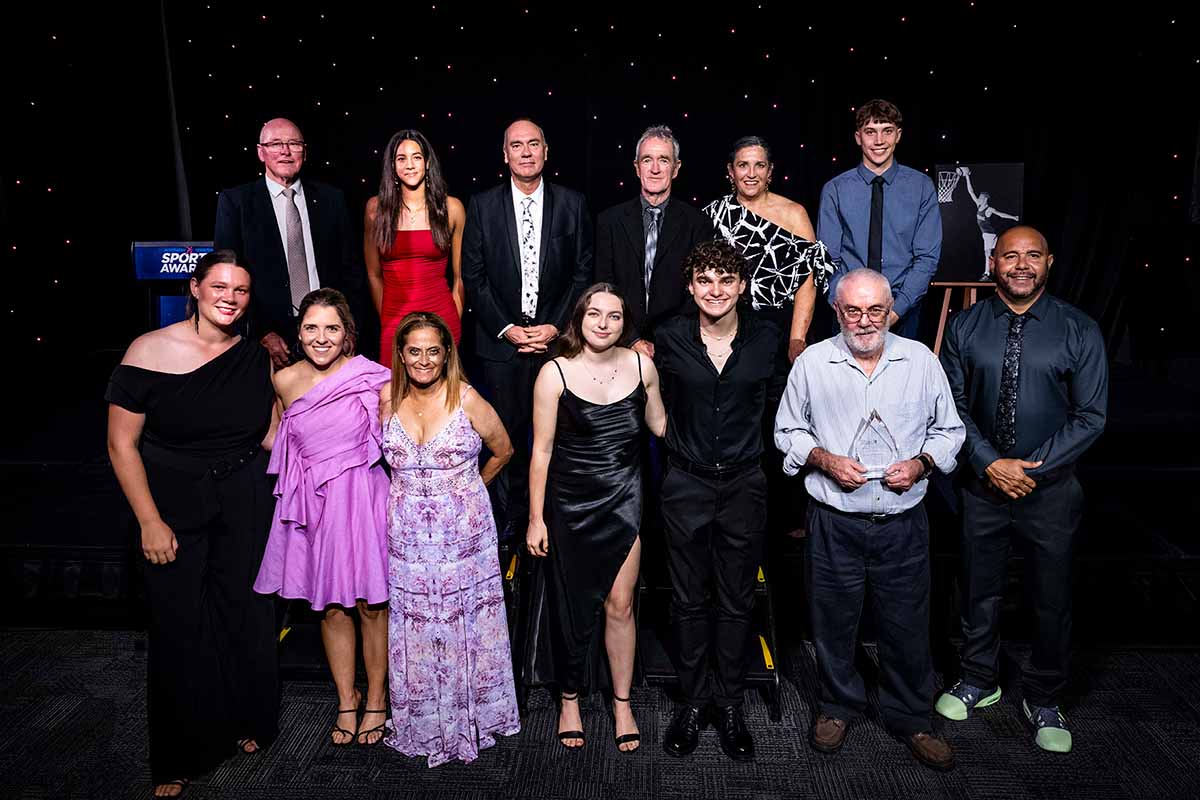 Group shot of NT Sports Awards winners