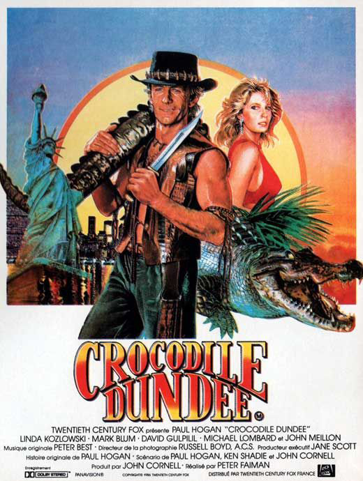 Crocodile Dundee Movie Poster