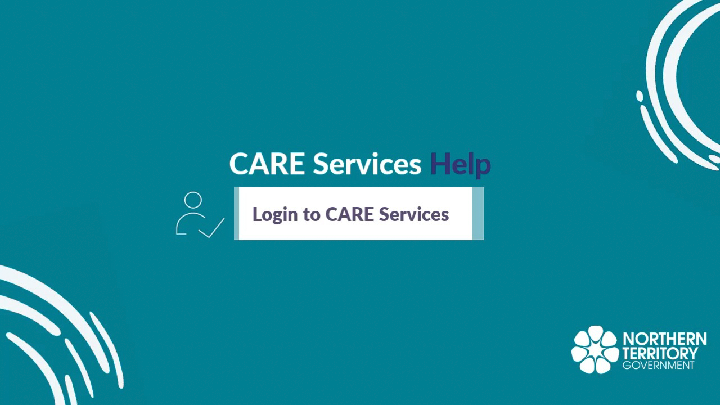 Thumbnail for video: Login to CARE Services